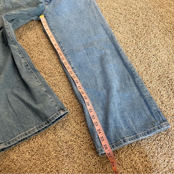 DL1961 Hepburn High Rise Vintage Wide Leg Jeans Reef Light Wash Size 30 - Picture 10 of 12